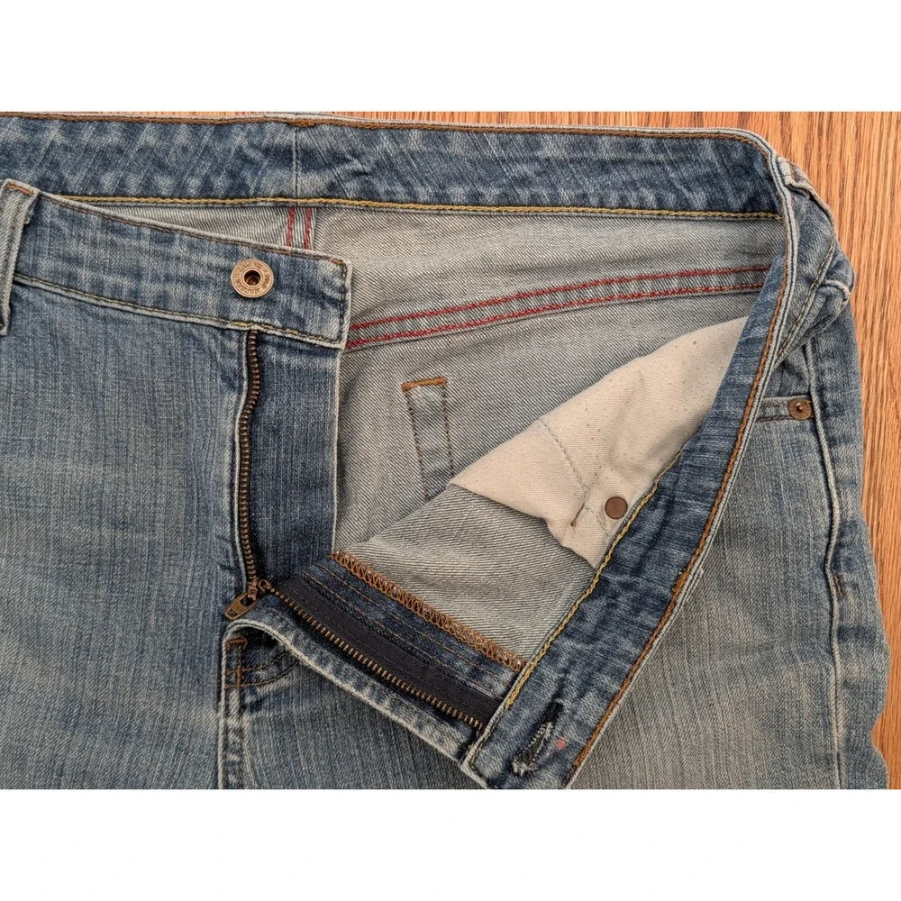 Polo Jeans Co Ralph Lauren Women's 16x32 Kelly Stretch Blue Denim Bootcut Jeans